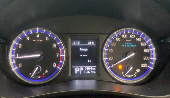2021 Maruti S Cross ZETA AT 1.5, Petrol, Automatic, 61,840 km, Odometer Image