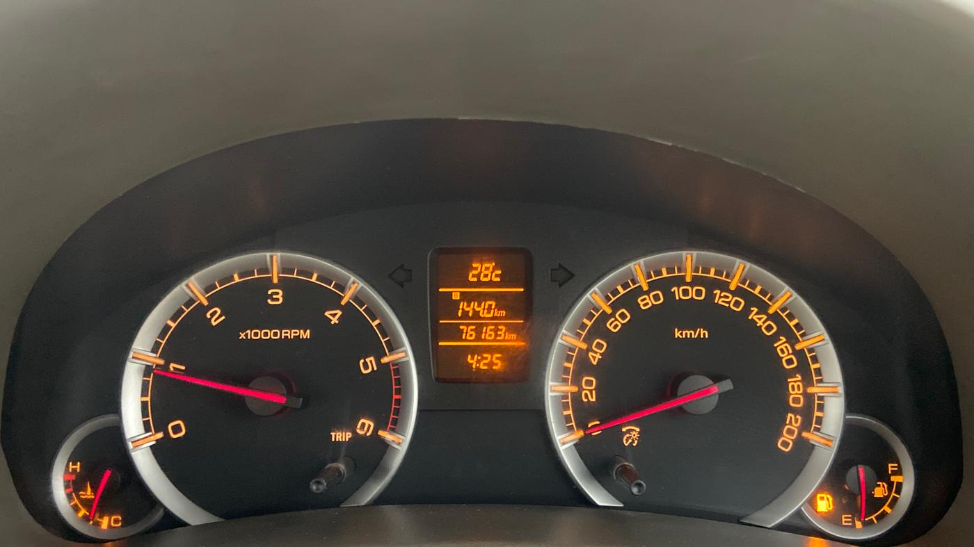 2013 Maruti Ertiga ZDI, Diesel, Manual, 76,163 km, Odometer Image