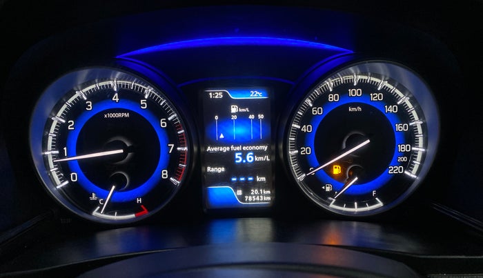 2021 Maruti Baleno ZETA PETROL 1.2, Petrol, Manual, 78,541 km, Odometer Image