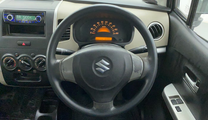 2015 Maruti Wagon R 1.0 LXI CNG, CNG, Manual, 66,028 km, Steering Wheel Close Up