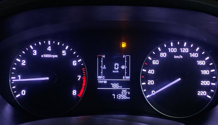 2015 Hyundai Elite i20 SPORTZ 1.2, CNG, Manual, 71,385 km, Odometer Image