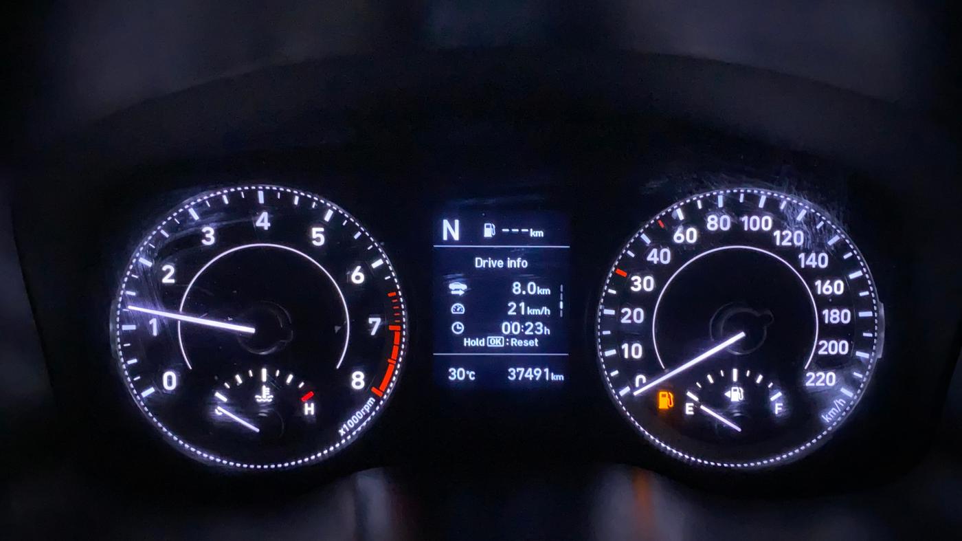 2022 Hyundai VENUE SX 1.0 TURBO IMT, Petrol, Manual, 37,472 km, Odometer Image