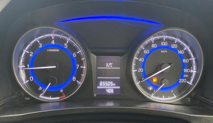 2018 Maruti Baleno DELTA PETROL 1.2, Petrol, Manual, 65,494 km, Odometer Image