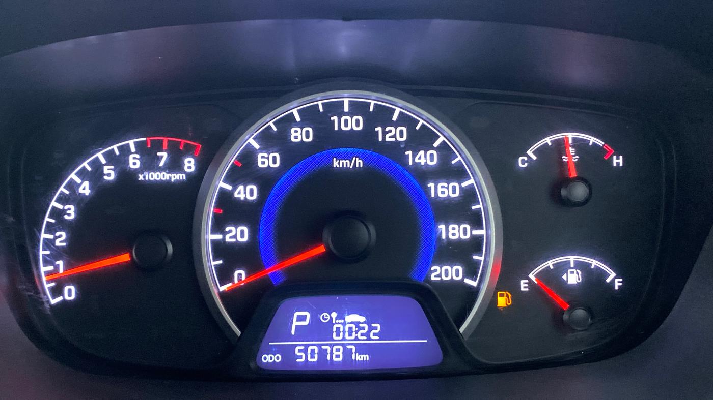 2017 Hyundai Grand i10 SPORTZ (O) 1.2 AT VTVT, Petrol, Automatic, 50,825 km, Odometer Image