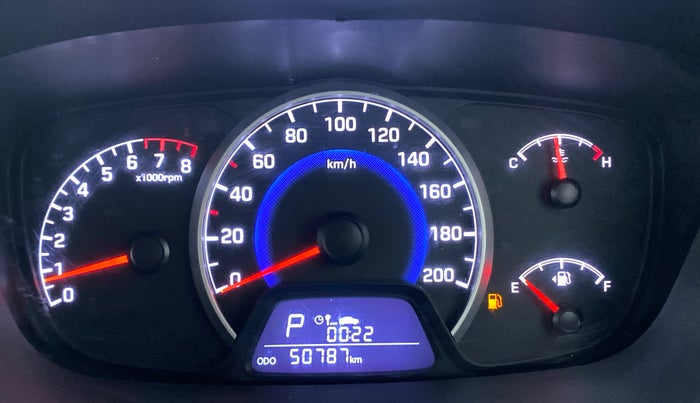 2017 Hyundai Grand i10 SPORTZ (O) 1.2 AT VTVT, Petrol, Automatic, 50,825 km, Odometer Image