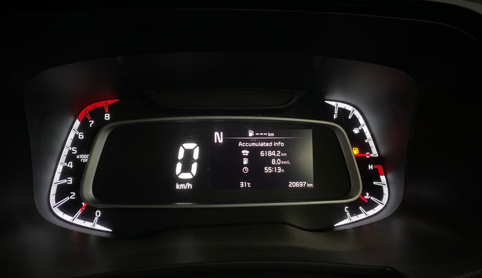 2022 KIA SONET HTX PLUS 1.0 IMT, Petrol, Manual, 20,678 km, Odometer Image