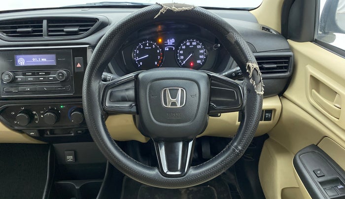 2021 Honda Amaze 1.2L I-VTEC E, Petrol, Manual, 1,01,603 km, Steering Wheel Close Up