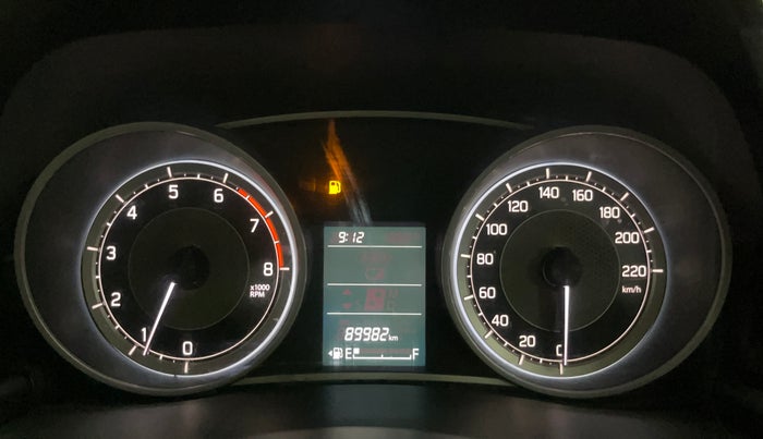 2020 Maruti Dzire VXI, Petrol, Manual, 89,907 km, Odometer Image