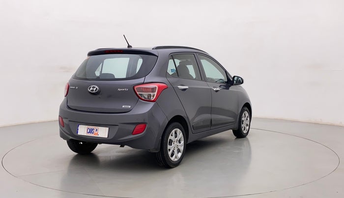 2014 Hyundai Grand i10 SPORTZ AT 1.2 KAPPA VTVT, Petrol, Automatic, 36,124 km, Right Back Diagonal