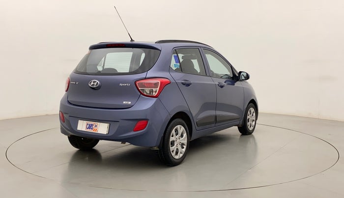 2015 Hyundai Grand i10 SPORTZ 1.2 KAPPA VTVT, Petrol, Manual, 29,588 km, Right Back Diagonal
