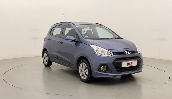 2015 Hyundai Grand i10 SPORTZ 1.2 KAPPA VTVT, Petrol, Manual, 29,588 km, Right Front Diagonal