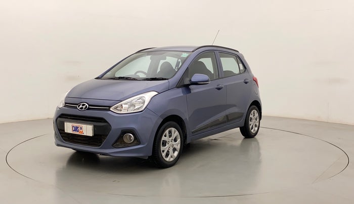 2015 Hyundai Grand i10 SPORTZ 1.2 KAPPA VTVT, Petrol, Manual, 29,588 km, Left Front Diagonal
