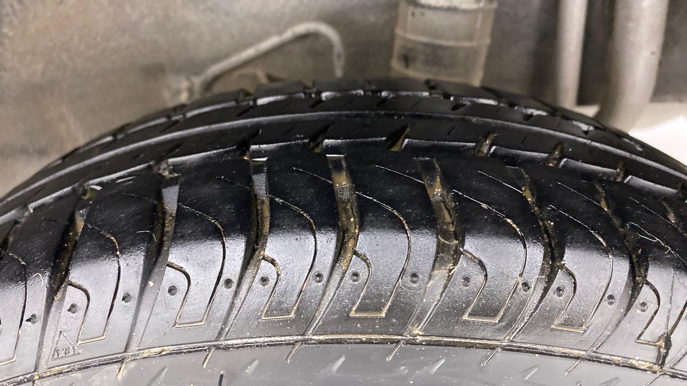 2018 Datsun Go T, Petrol, Manual, 62,784 km, Left Rear Tyre Tread