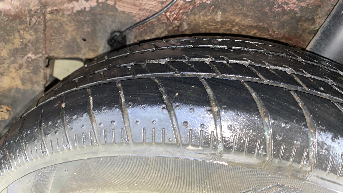 2019 Maruti Celerio X ZXI (O) AMT, Petrol, Automatic, 24,623 km, Left Rear Tyre Tread