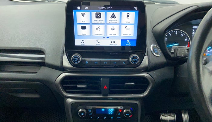 2019 Ford Ecosport TITANIUM + 1.5L PETROL AT, Petrol, Automatic, 40,738 km, Air Conditioner