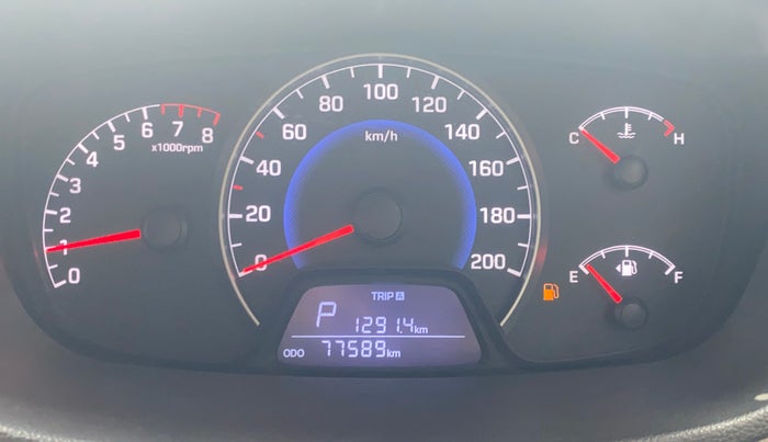 2015 Hyundai Grand i10 ASTA AT 1.2 KAPPA VTVT, Petrol, Automatic, 77,552 km, Odometer Image