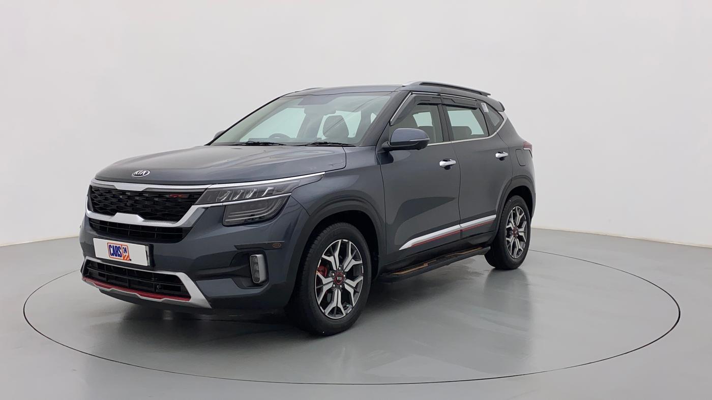 2019 KIA SELTOS GTX 1.4 GDI AT PETROL, Petrol, Automatic, 32,919 km, Left Front Diagonal