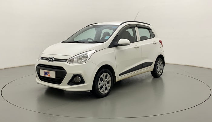 2016 Hyundai Grand i10 SPORTZ 1.2 KAPPA VTVT, Petrol, Manual, 35,747 km, Left Front Diagonal