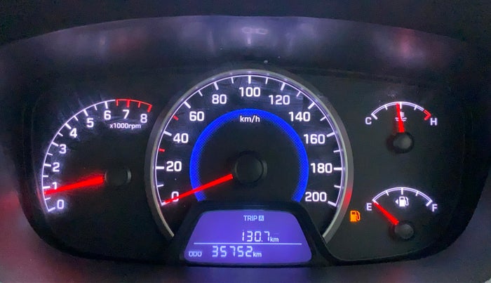 2016 Hyundai Grand i10 SPORTZ 1.2 KAPPA VTVT, Petrol, Manual, 35,747 km, Odometer Image