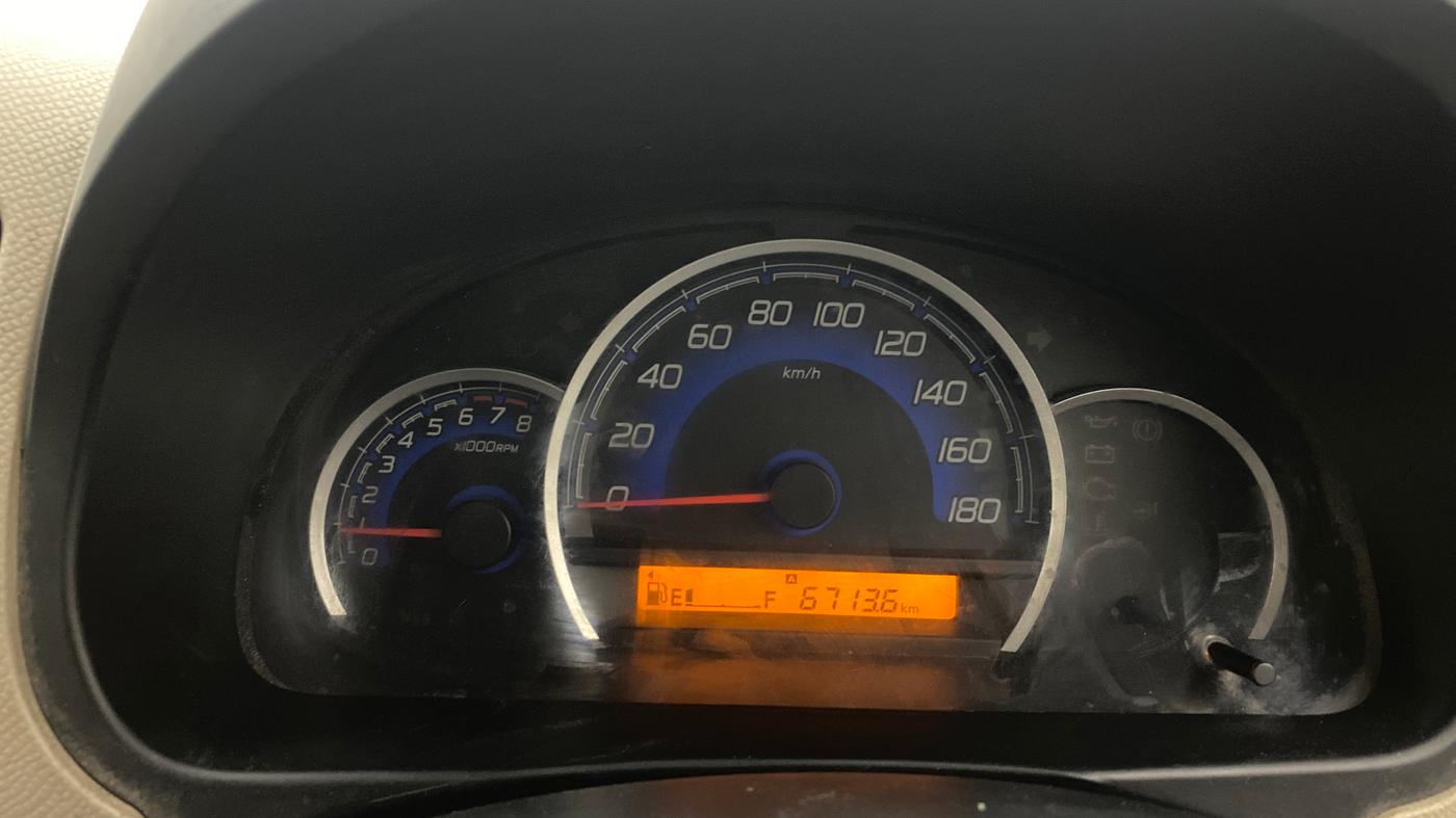 2018 Maruti Wagon R 1.0 VXI, Petrol, Manual, 47,841 km, Odometer Image