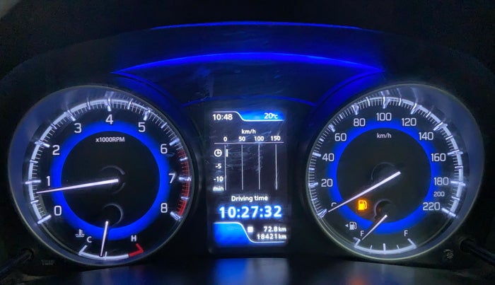2016 Maruti Baleno ZETA 1.2 K12, Petrol, Manual, 18,951 km, Odometer Image