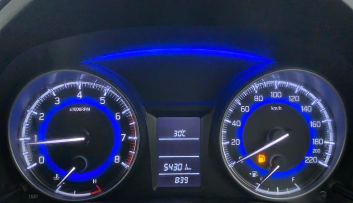 2017 Maruti Baleno DELTA PETROL 1.2, Petrol, Manual, 54,453 km, Odometer Image