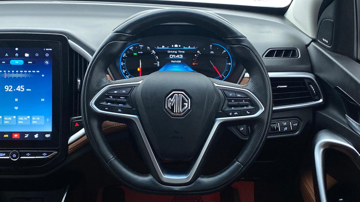 2020 MG HECTOR PLUS SHARP DCT, Petrol, Automatic, 19,595 km, Steering Wheel Close Up