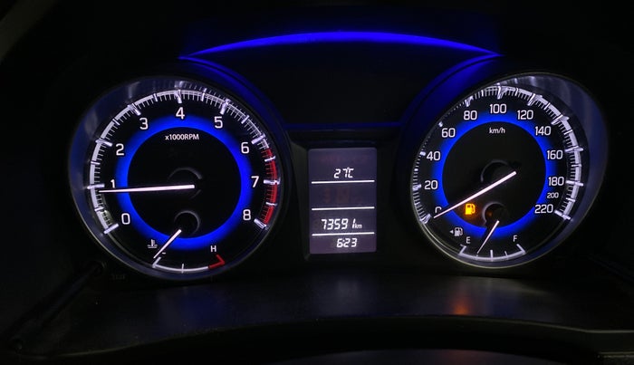2017 Maruti Baleno DELTA PETROL 1.2, Petrol, Manual, 73,583 km, Odometer Image