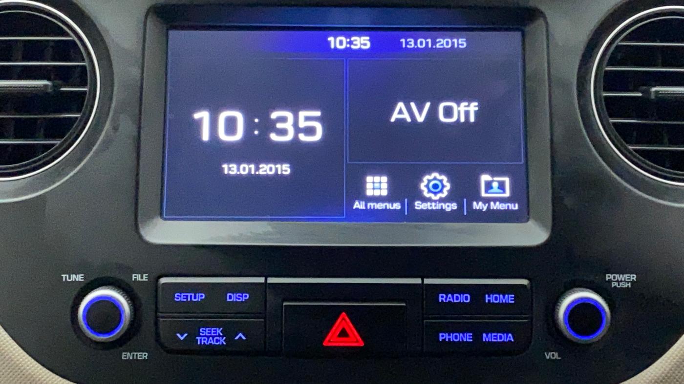 2018 Hyundai Grand i10 SPORTZ 1.2 KAPPA VTVT, Petrol, Manual, 19,052 km, Infotainment System