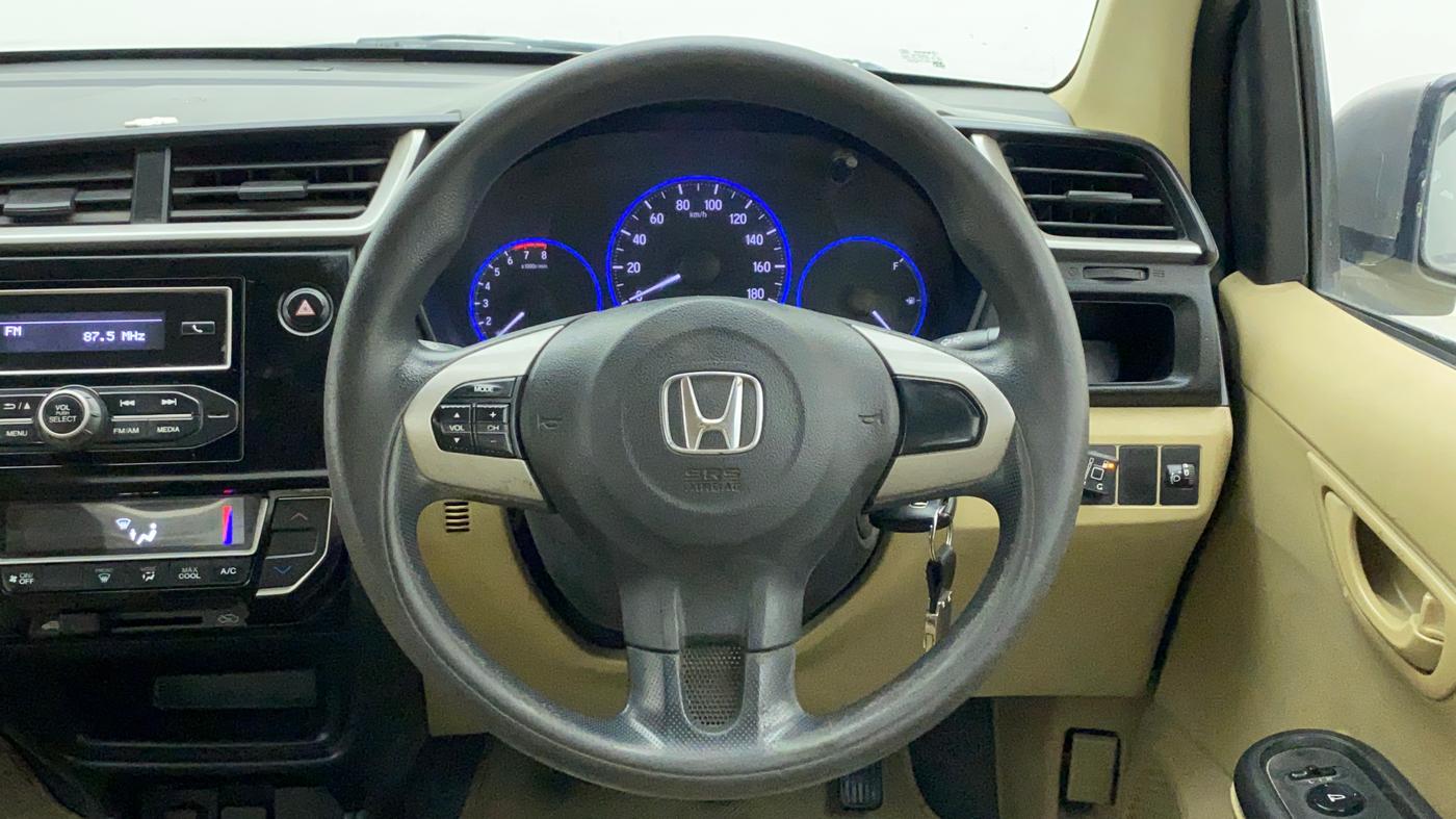 2018 Honda Amaze 1.2L I-VTEC S OPT, CNG, Manual, 78,131 km, Steering Wheel Close Up