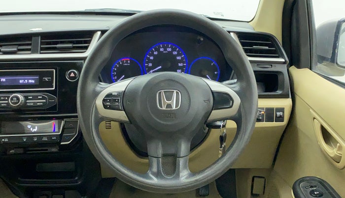 2018 Honda Amaze 1.2L I-VTEC S OPT, CNG, Manual, 78,131 km, Steering Wheel Close Up