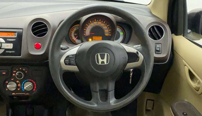 2012 Honda Brio S MT, Petrol, Manual, 42,453 km, Steering Wheel Close Up