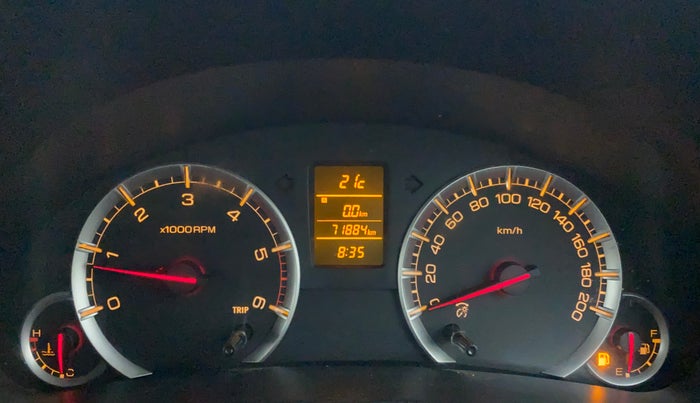 2015 Maruti Swift ZDI, Diesel, Manual, 72,093 km, Odometer Image