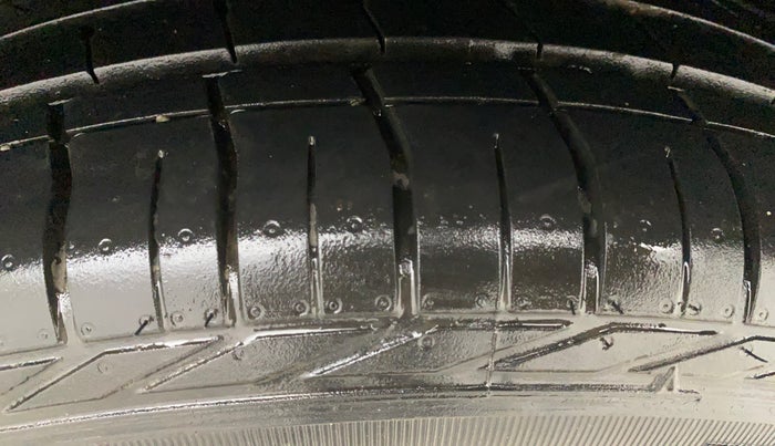 2022 Tata NEXON XZ PLUS (O) PETROL DARK EDITION, Petrol, Manual, 12,954 km, Left Rear Tyre Tread