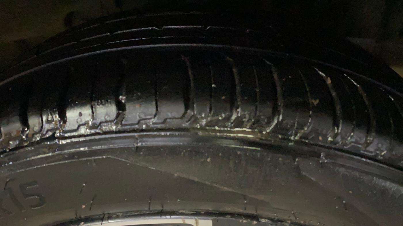 2020 Tata TIGOR XZ PLUS PETROL, Petrol, Manual, 43,994 km, Left Rear Tyre Tread
