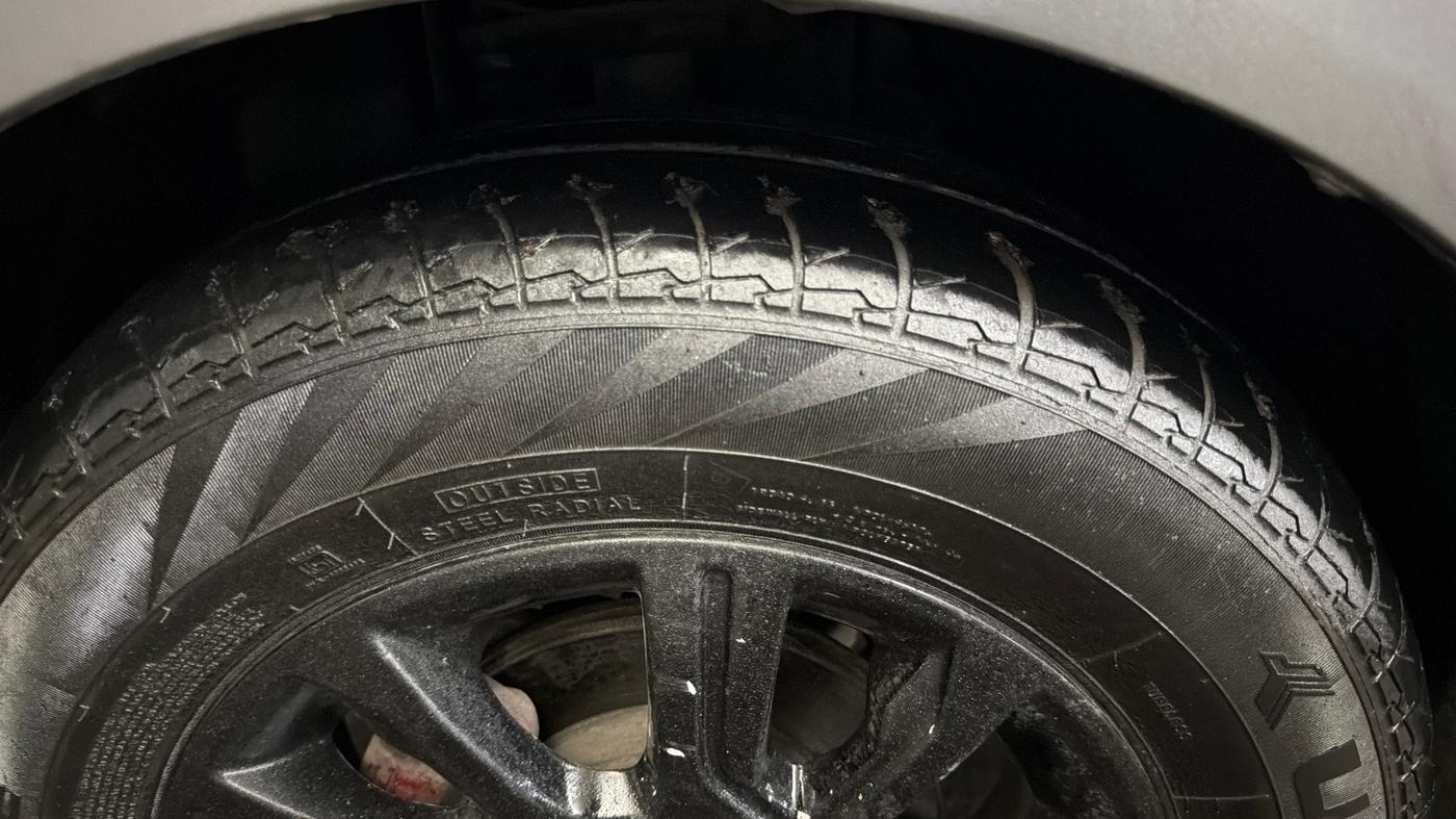 2018 Tata TIGOR XZA PETROL, Petrol, Automatic, 56,734 km, Left Front Tyre Tread