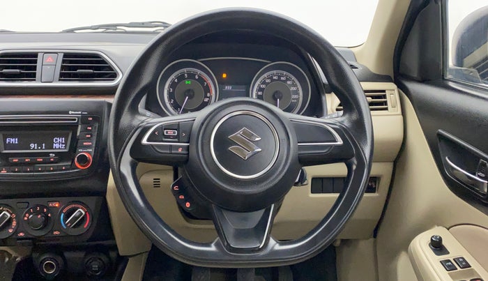 2017 Maruti Dzire VXI, Petrol, Manual, 92,406 km, Steering Wheel Close Up