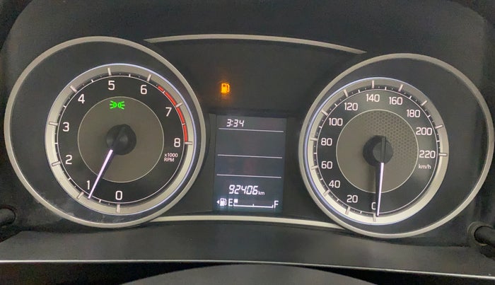 2017 Maruti Dzire VXI, Petrol, Manual, 92,406 km, Odometer Image