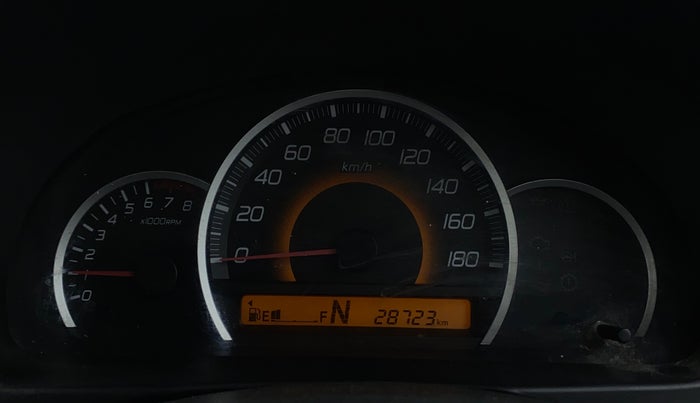 2016 Maruti Wagon R 1.0 VXI AMT, Petrol, Automatic, 28,718 km, Odometer Image