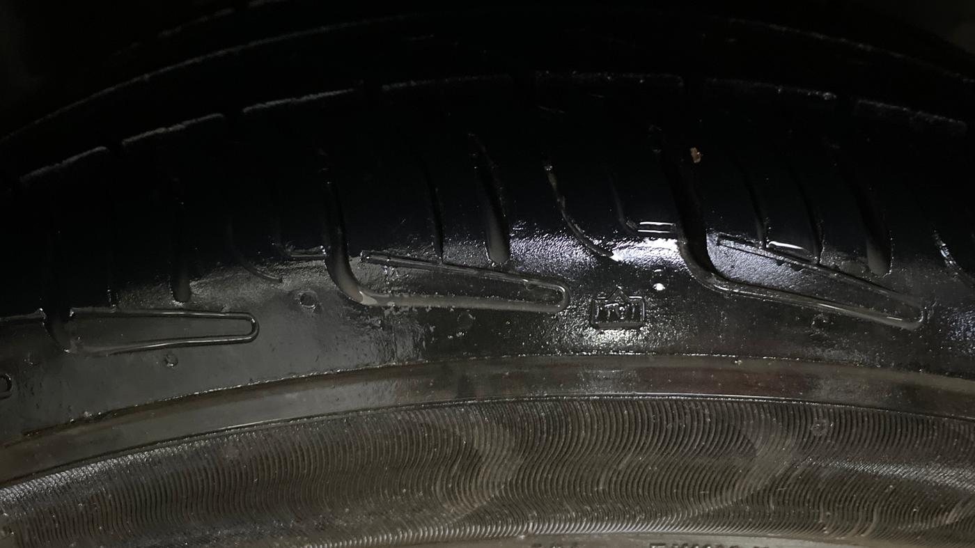 2017 Honda City 1.5L I-VTEC V MT, CNG, Manual, 74,579 km, Left Rear Tyre Tread