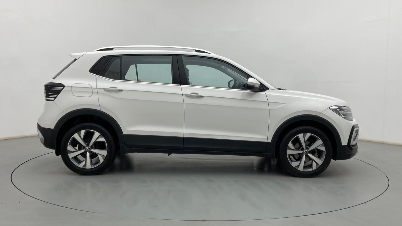 2022 Volkswagen TAIGUN TOPLINE 1.0 TSI AT, Petrol, Automatic, 15,085 km, Right Side View