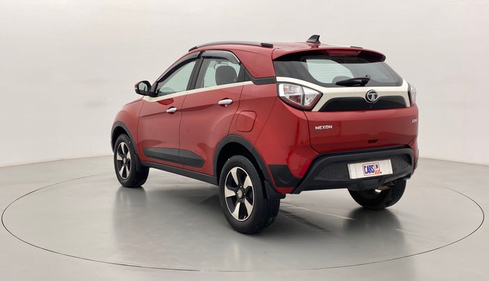 2019 Tata NEXON XZA + 1.2 PETROL A/T, Petrol, Automatic, 20,700 km, Left Back Diagonal
