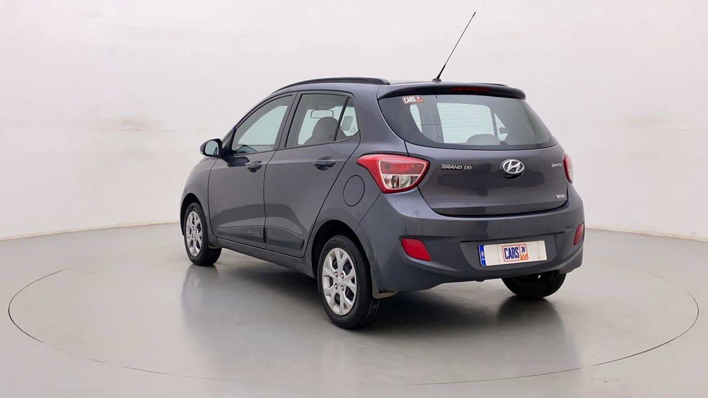 2015 Hyundai Grand i10 SPORTZ 1.2 KAPPA VTVT, Petrol, Manual, 34,857 km, Left Back Diagonal