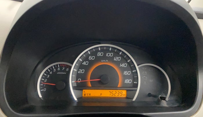 2015 Maruti Wagon R 1.0 VXI, Petrol, Manual, 75,237 km, Odometer Image