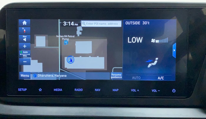2022 Hyundai NEW I20 ASTA (O) 1.2 MT, Petrol, Manual, 31,996 km, Infotainment System