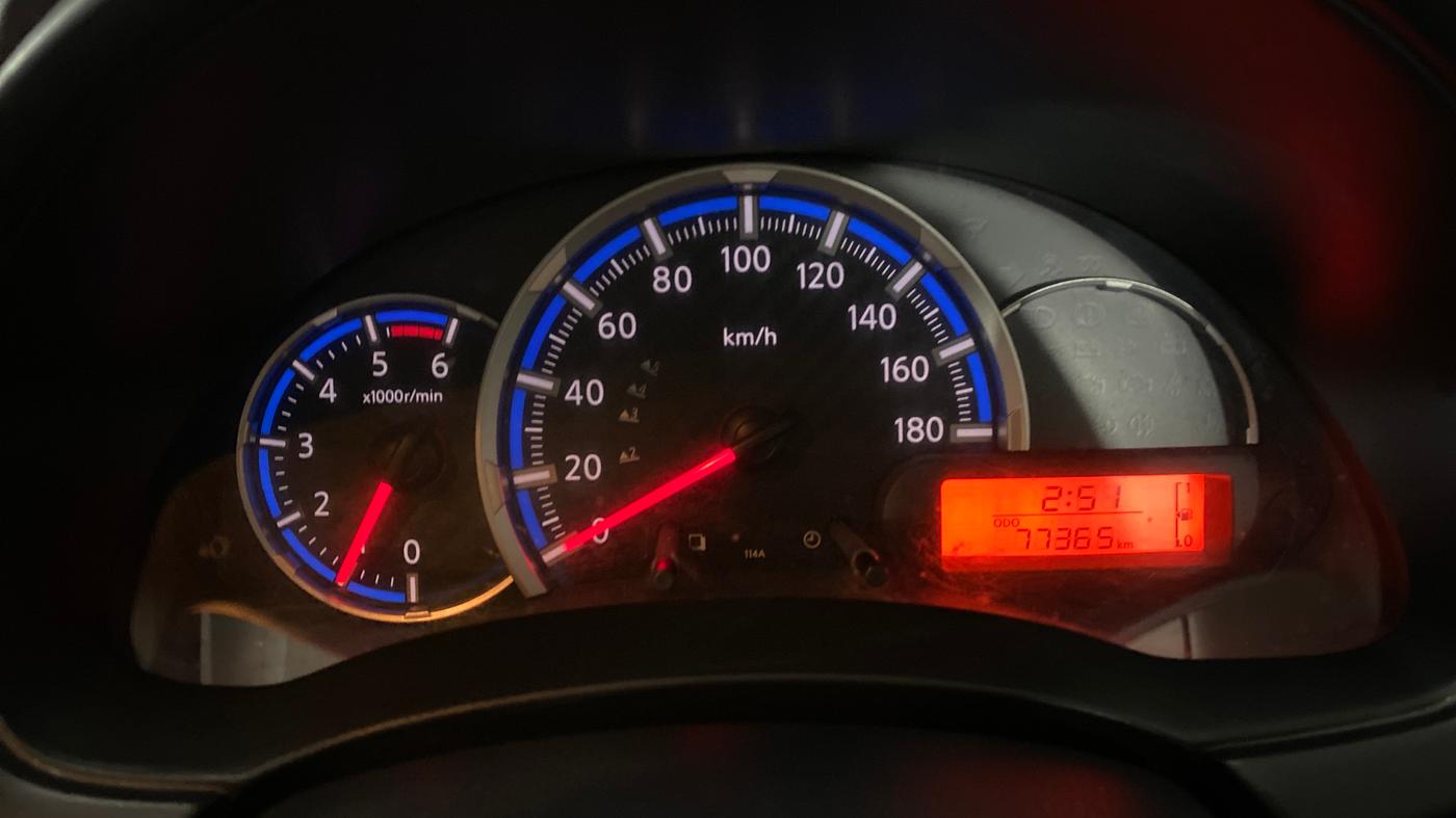 2018 Datsun Go T(O), Petrol, Manual, 77,350 km, Odometer Image