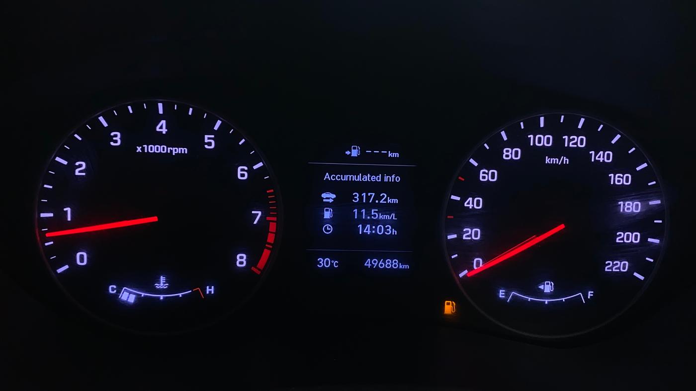 2020 Hyundai Elite i20 ASTA 1.2 (O), Petrol, Manual, 49,684 km, Odometer Image