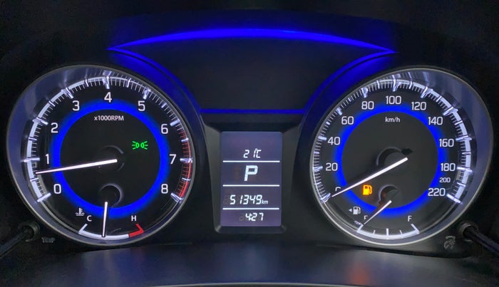 2019 Maruti Baleno DELTA CVT PETROL 1.2, Petrol, Automatic, 51,349 km, Odometer Image