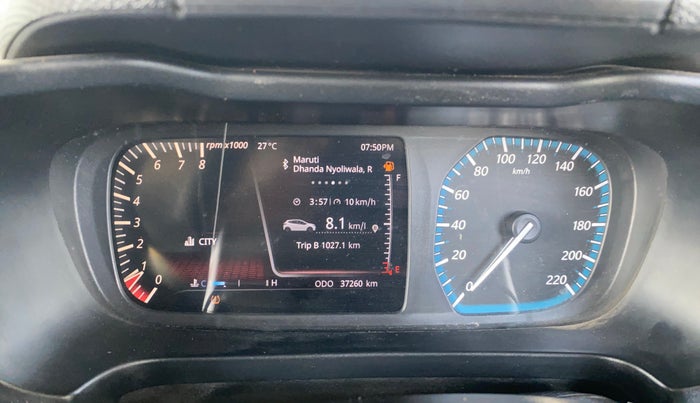 2023 Tata ALTROZ XZ + SUNROOF, Petrol, Manual, 37,220 km, Odometer Image