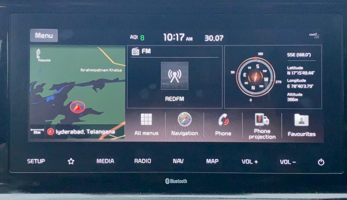2019 KIA SELTOS HTX 1.5 PETROL MT, Petrol, Manual, 41,289 km, Infotainment System